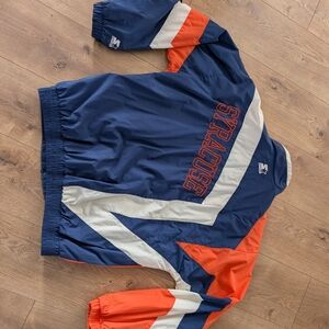 Syracuse University 90's Vintage STARTER Blue and Orange Windbreaker Jacket